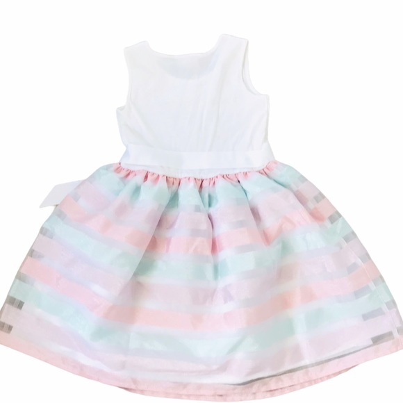 CHILDREN’S PLACE | Pastel Striped Colour Dress - Picture 2 of 5